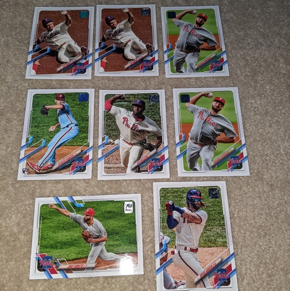 2021 Topps Philadelphia Phillies lot of 8